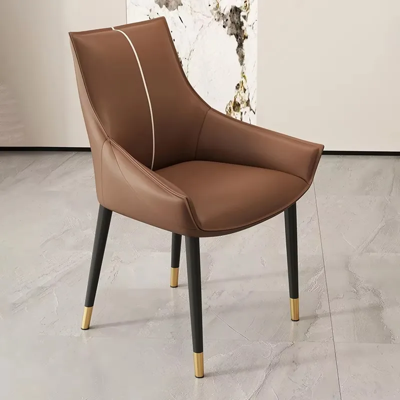 

Upholstered Trendy Dining Chairs Modern With Armrest Beauty Luxury Dining Chairs Nordic Ergonomic Cadeiras Kitchen Furniture