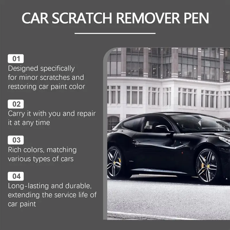 Car Scratch Remover ปากกา Scratch Polishing Touch-Up ปากกาสีรถ Scratch Repair ตกแต่ง Touch-Up ปากกาสําหรับรถยนต์ Suvs Rvs