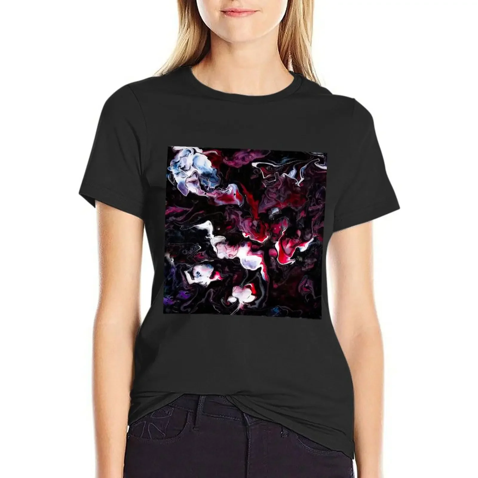 

Floating Flora and Fauna T-Shirt sports fans funny customs cat shirts for Women