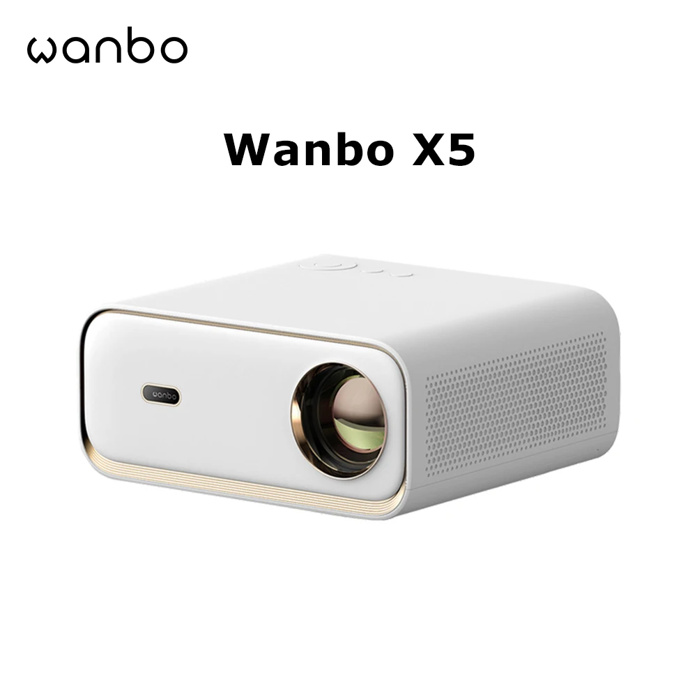 Wanbo X5 1100ANSI Android Portable Smart Home Projector 1080P Full HD 4K 20000 Lumens Theater TV Beamer Proyector For Office