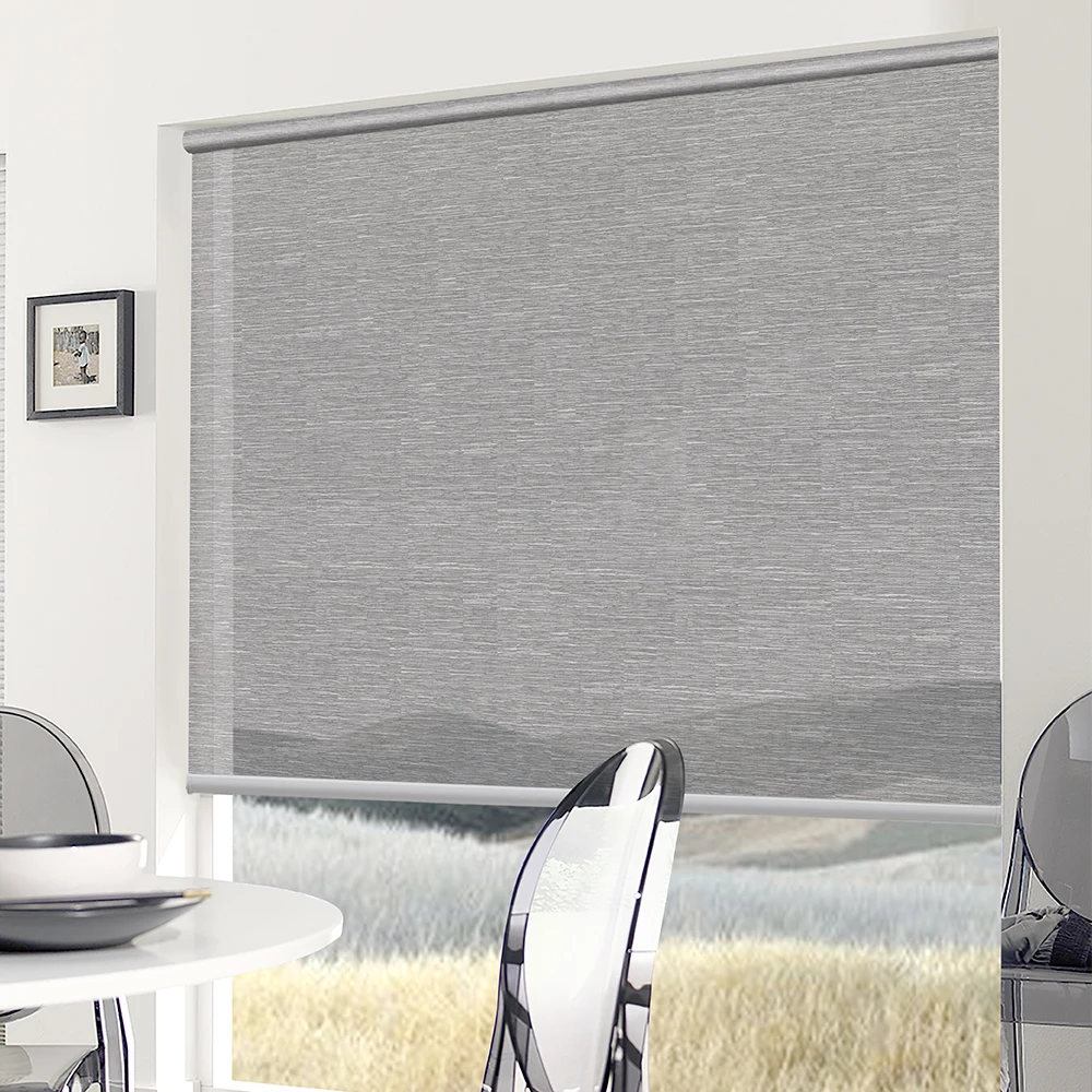 Nice Looking Smart Phone App Control Roller Blinds Motorized Roller Shades Customized for Windows