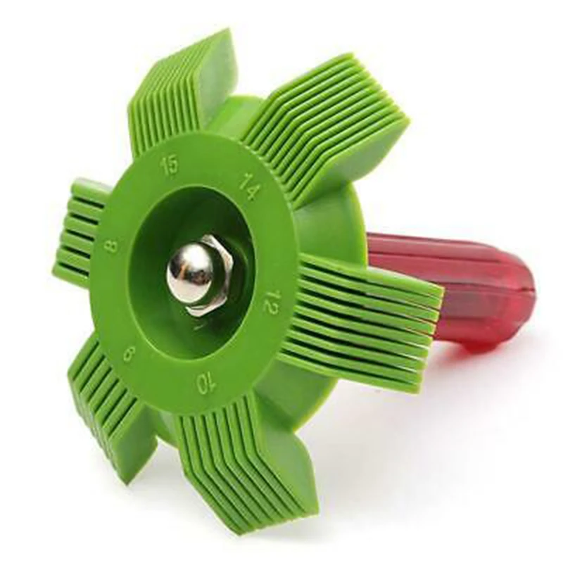 1pc Auto Car Fin Repair Comb Plastic A/C Condenser Fin Straightener Refrigeration Radiator Comb Evaporator Air Conditioning Tool