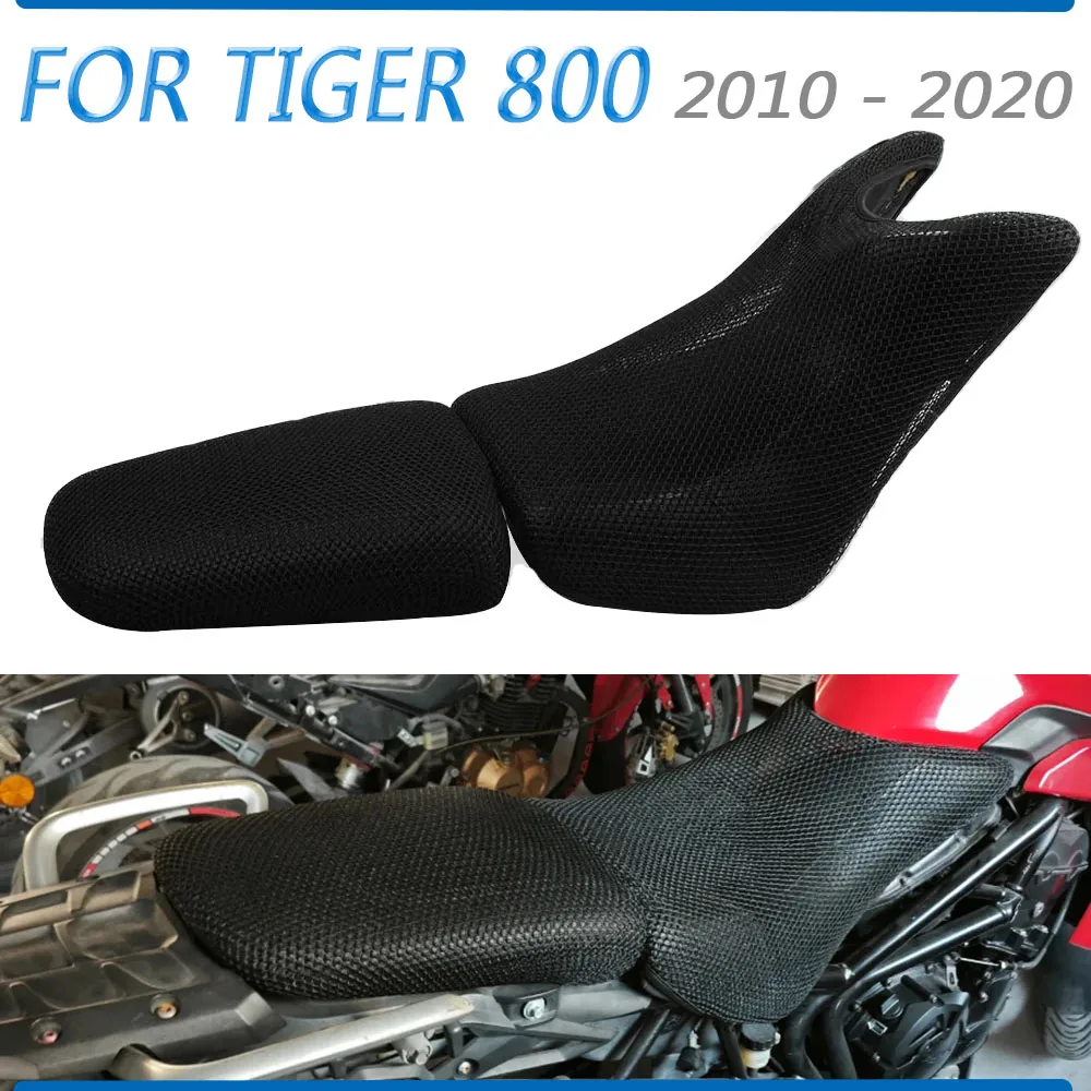 

For Triumph Tiger XR XC 800 XRX XC 800XC XCA XRT Seat Cover Mesh Seat Cushion Guards Cover Mesh Fabric Breathable Sun Protection