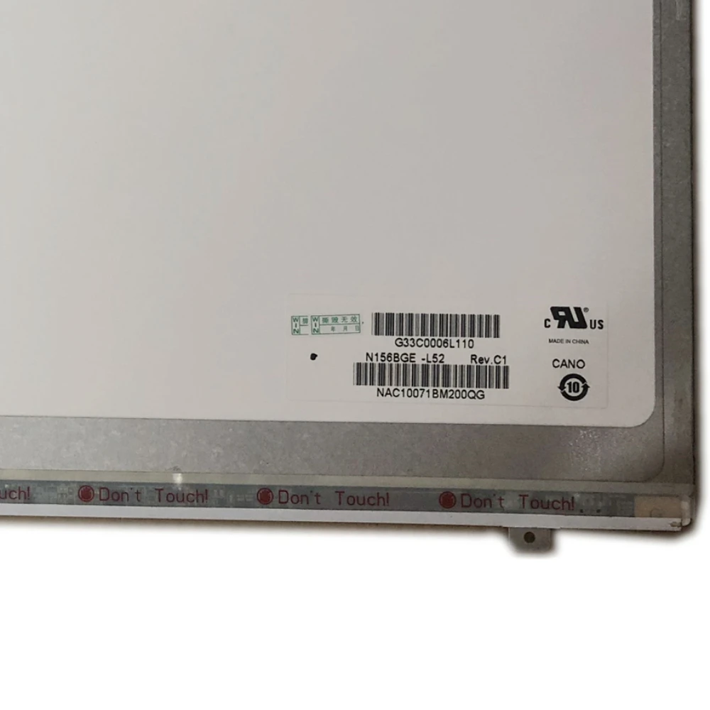 

N156BGE-L52 fit N156BGE-L62 N156BGE-L51 LTN156AT18 LTN156AT19 001 15.6 inch 1366x768 LCD SCREEN PANEL