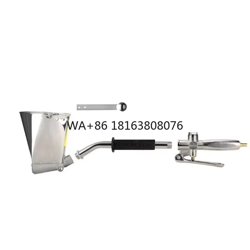 Pneumatic Mortar Spray Gun, Cement Plaster Hopper Sprayer for Gypsum Render Wall Construction Tool