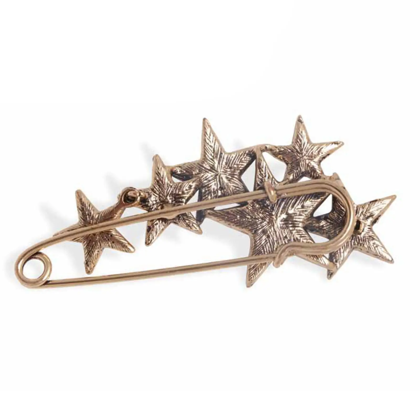 Pentagram Brooch Pin Jewelry for Christmas Party Clothing Suit Corsage Accessories