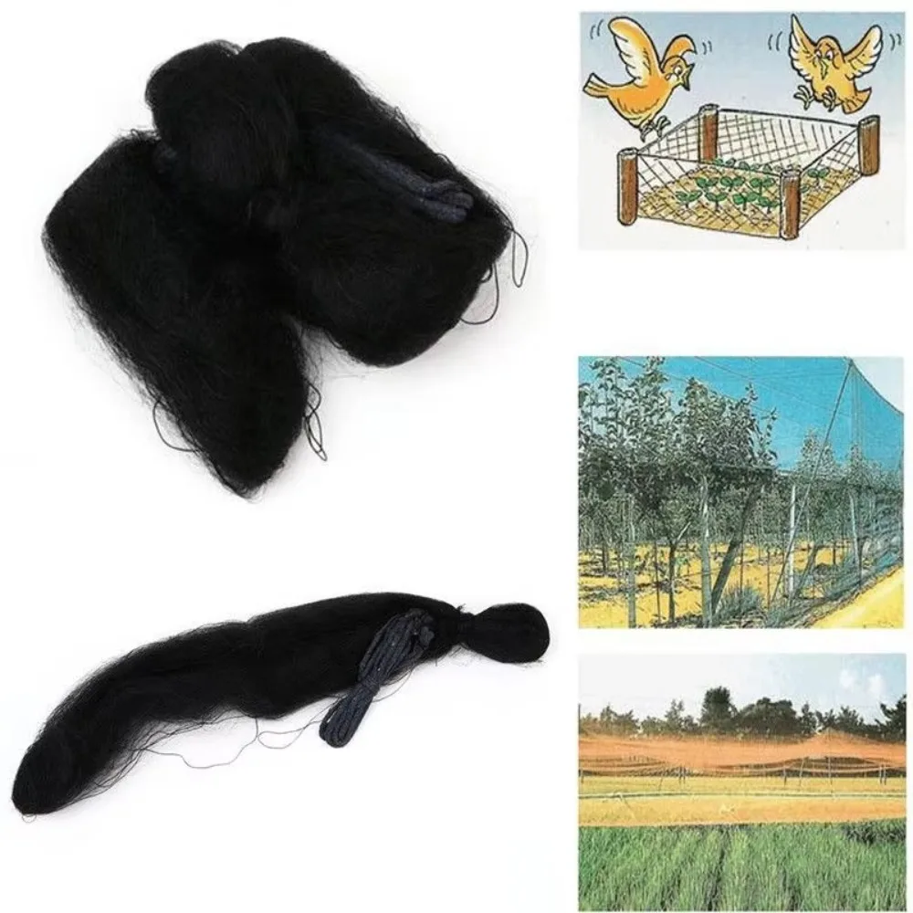 New 6-30m Bird Net Bird-Proof Plastic Nylon Net Traps Crops Protective Pond Fishing Net Pest Control Tool