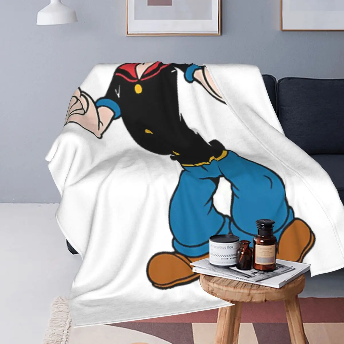 POPEYE THE SAILOR MAN Blanket Fleece Multi-function Throw Blankets Sofa Throw Blanket For Couch Bedding Office Throws Bedspread