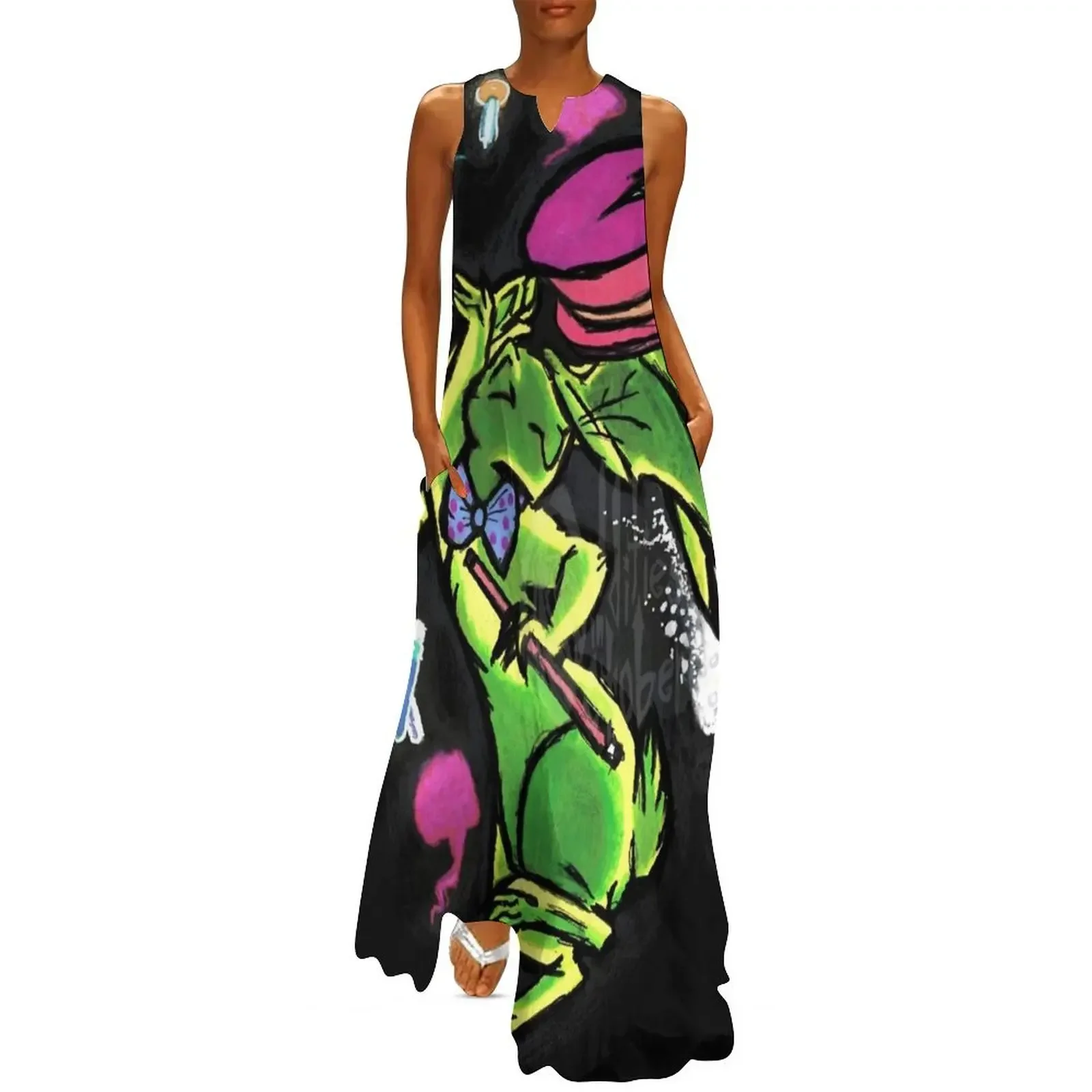 

Odditiesn'October - ScienceBunny Hop Long Dress women dress birthday dresses for women Dress