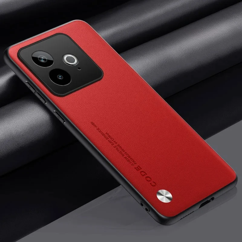 Einfache Leder Telefon Fall für Realme GT 7, Matte Silikon Weiche Stoßstange Abdeckung Fällen Für Realme GT7 GT 7T GT 7Pro Funda – Detail 10