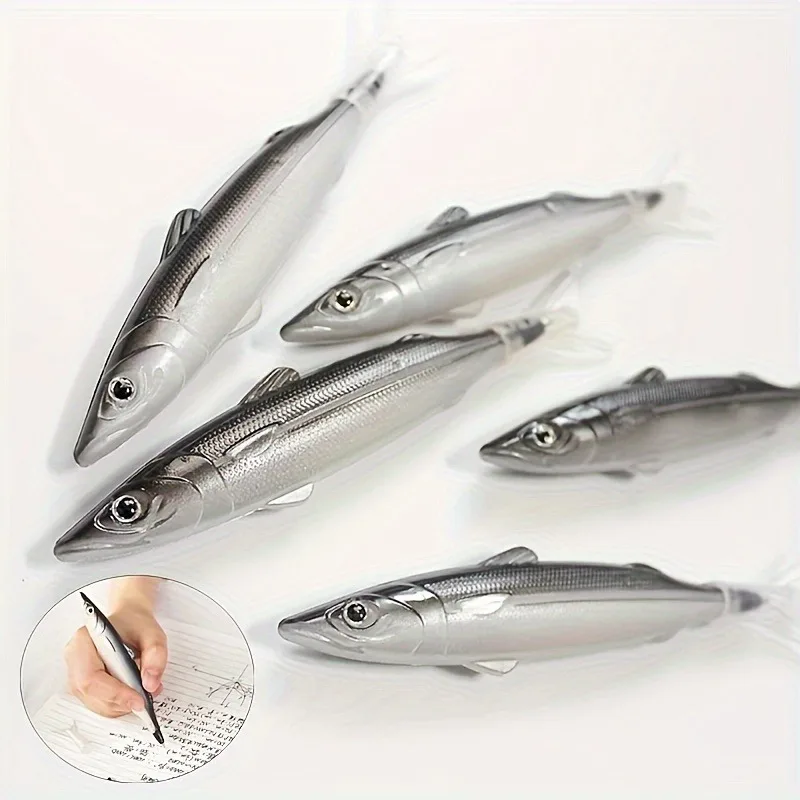 2 pieces - eye-catching, funny fish-shaped pens - perfect for office and party gifts, unique marine-themed stationery gifts image 4