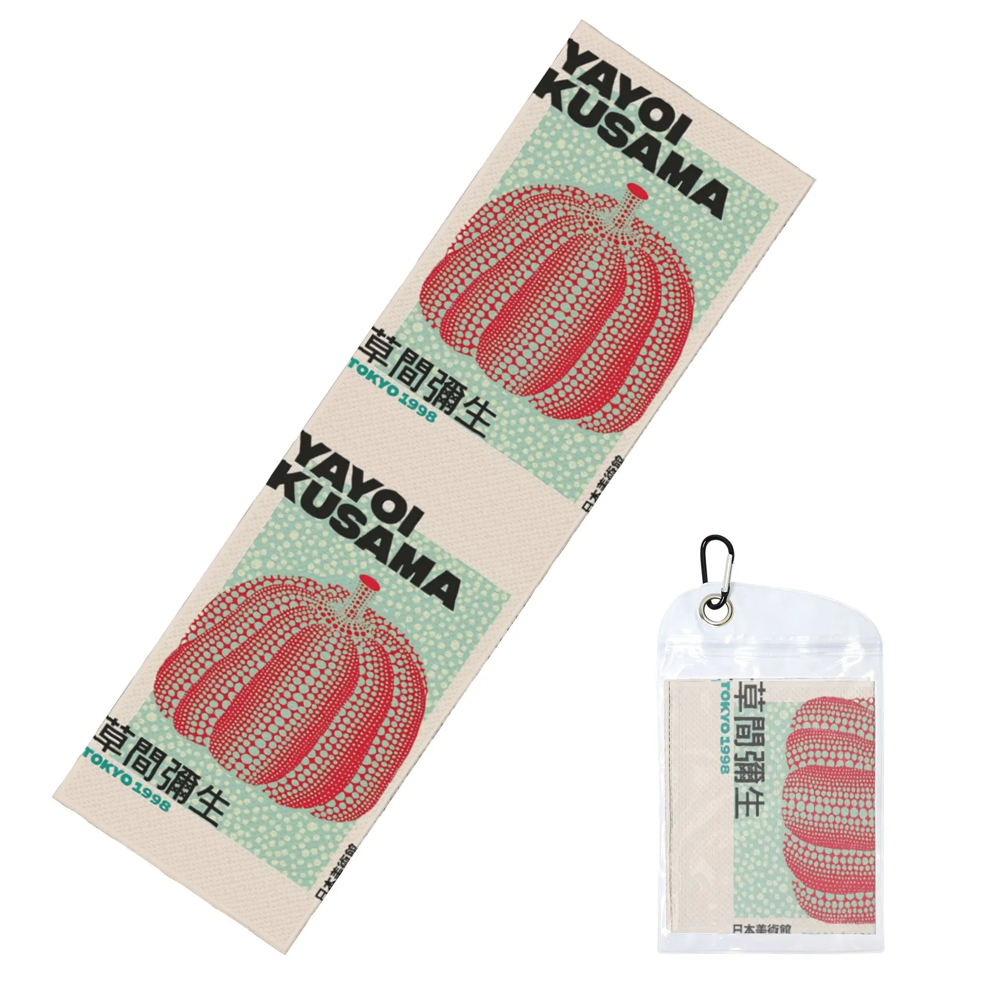 Yayoi Kusama Pumpkin Abstract Art Cold Exercise Towel  Yoga And Fitness Running Activities Travelling Swimming Camping Towels
