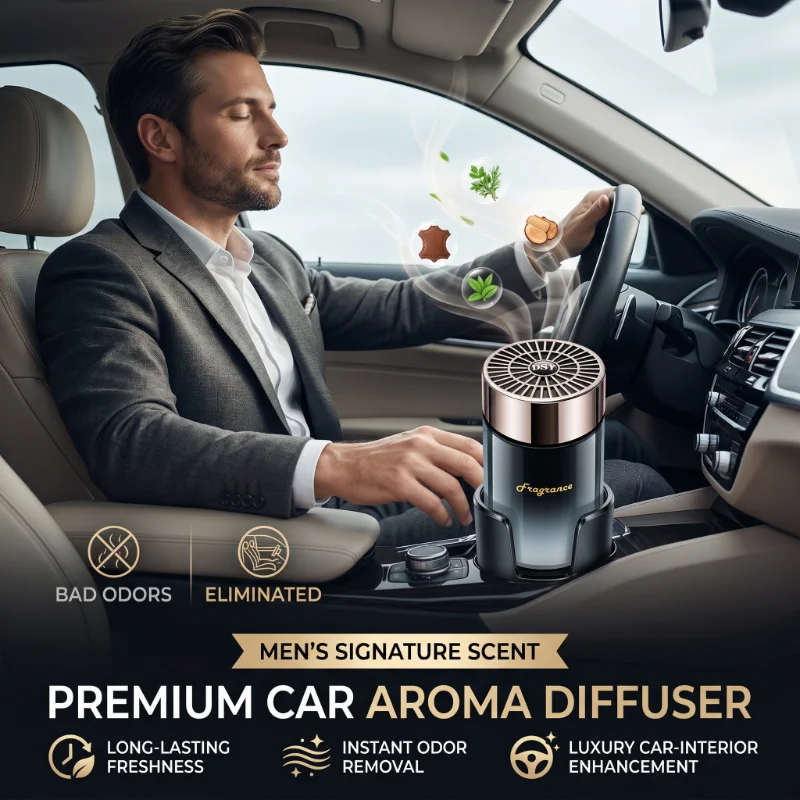 Odor Eliminator Car - Car mounted solid air freshener has