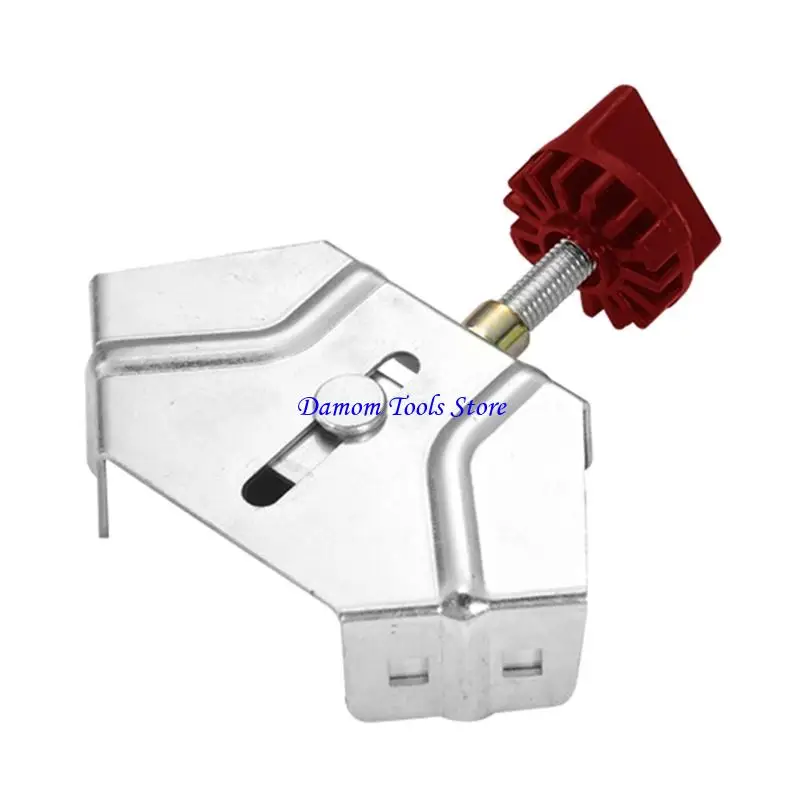 57BE Metal Steel Right Angles Clamp Professional Right Angles Fixture Quick Clip Auxiliary Corner Clamp Locator Easy to Use