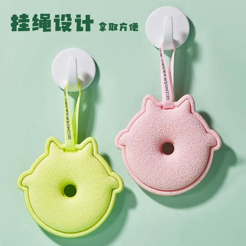 وسادات مزيل المكياج القابلة لإعادة الاستخدام، نفخة تنظيف الوجه الناعمة، إسفنجة تنظيف بعمق، تطبيق أدوات كريم السائل، مزيل مستحضرات التجميل بدون بقايا