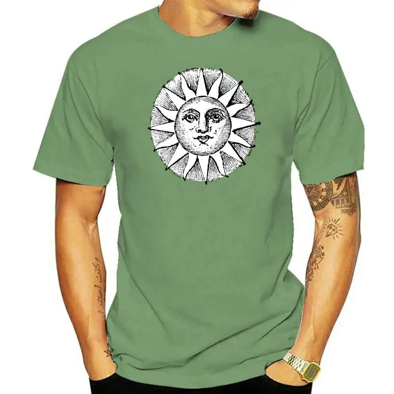 SUN FACE - Vintage - Pagan symbol - Freemason Symbol - Occult Image T-shirt