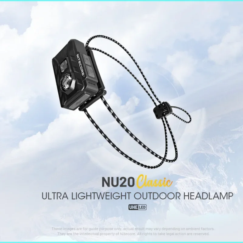 2024 New NITECORE NU20 Classic Rechargeable Headlight 360Lumens Running Camping Waterproof Headlamp