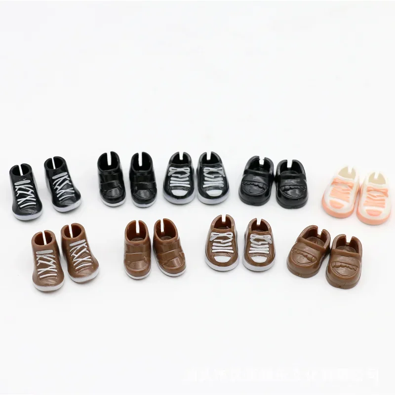 Doll Shoes Suitable for OB11 Plaything Plastic PVC High Top Shoes Sneaker Children's Toy Accessories