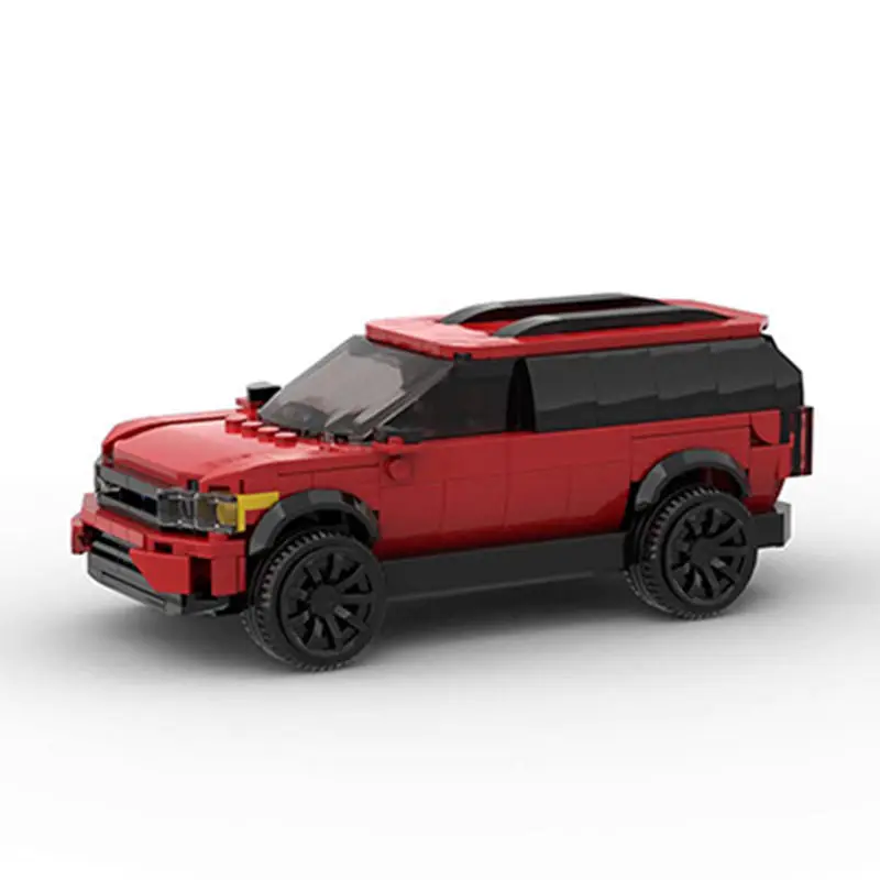 

MOC Explorer Speed Champions Red SUV Super Cars Building Blocks Bricks Set Kids Toys Gifts For Boys And Girls