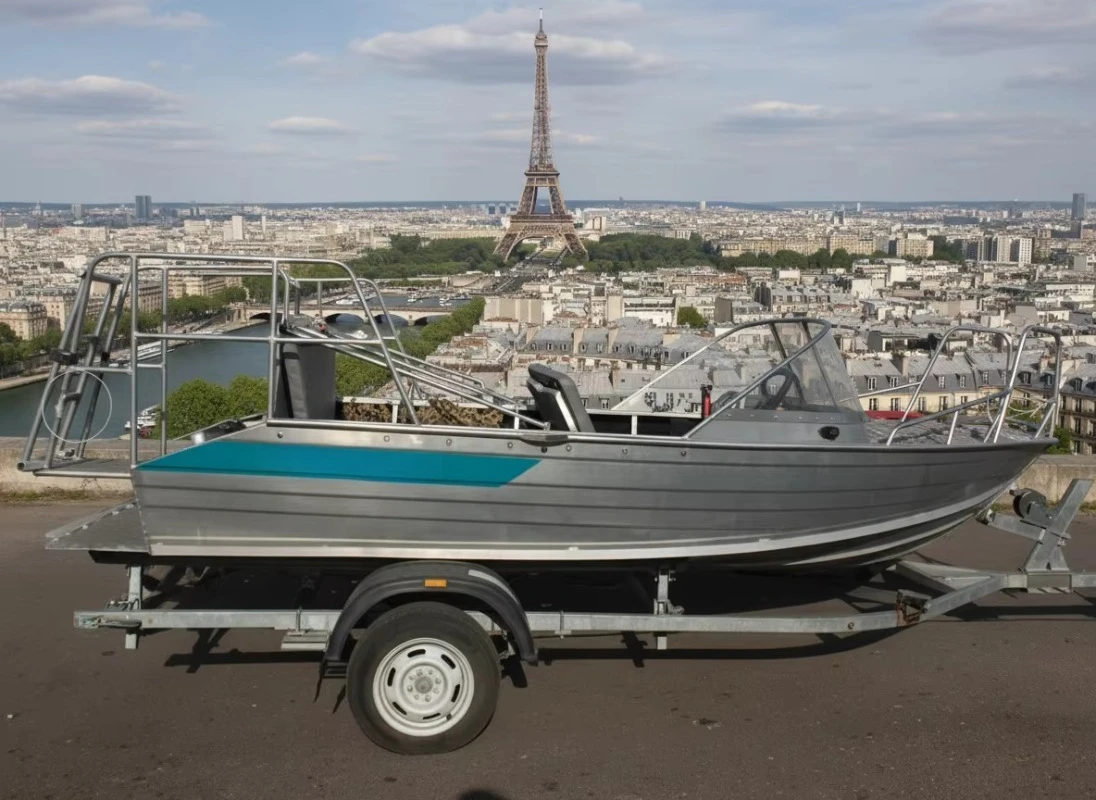 High Quality Cheap Engine Wheel System Aluminum Boat Small Speed Yacht for Central Asia Uzbekistan Kyrgyzstan and Kazakhstan