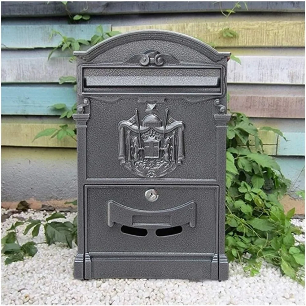 

Водонепроницаемый настенный запираемый почтовый ящик большой емкости для использования на открытом воздухе с газетной стойкой