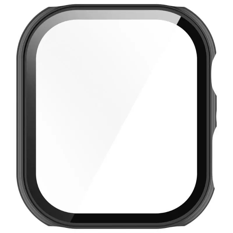 

652F Watch Screen Protector Film Shell Case with Tempered Glass Film Protective Cover