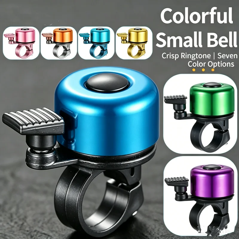 4PCS MTB Bicycle Bell Aluminum Alloy MTB Bike Safety Warning Alarm Cycling Handlebar Bell Ring Bicycle Horn Cycling Accessories