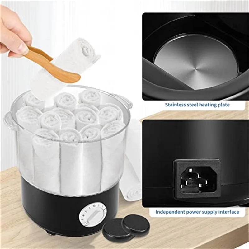 Towel Steamer Spa Facial Skin Moisturizing Tool Electric Steam Steriliser Fast Heating Towel Warmer Spa Facials Shaving Barber