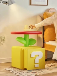 Children's Creative Sofa Side Table, Cartoon Home Bedroom Bedside Table, Simple Storage Rack, Living Room Coffee Table