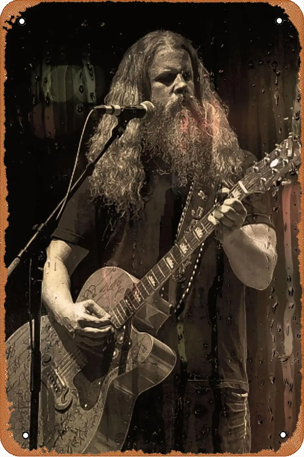 Country Music Jamey Johnson Metal Tin Sign Poster Art Wall Decor