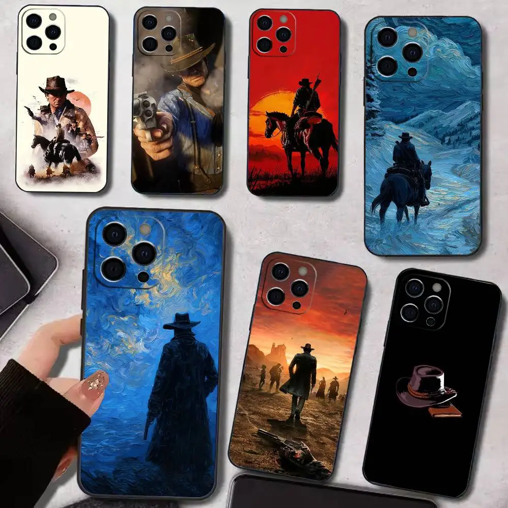 

R-Red D-Dead Redemption RDR 2 Phone Case Silicone Soft For IPhone 17 16 15 14 13 12 11 X XR Plus Pro Max Plus