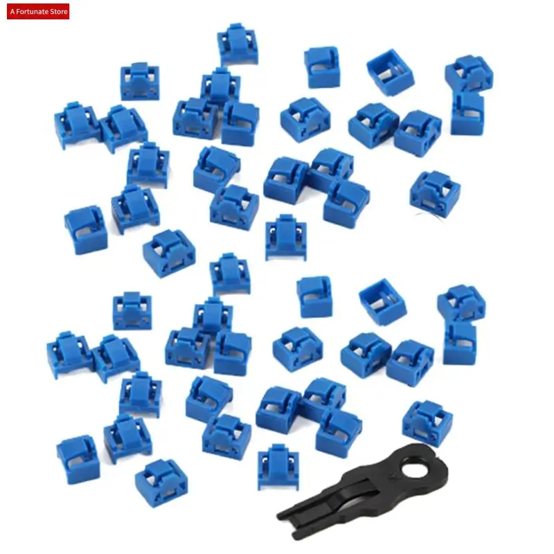 

300Pcs Blue RJ45 Port Ethernet LAN Hub Anti Dust Cover Plug Cap Blockout Protector With Proprietary Lock And Key