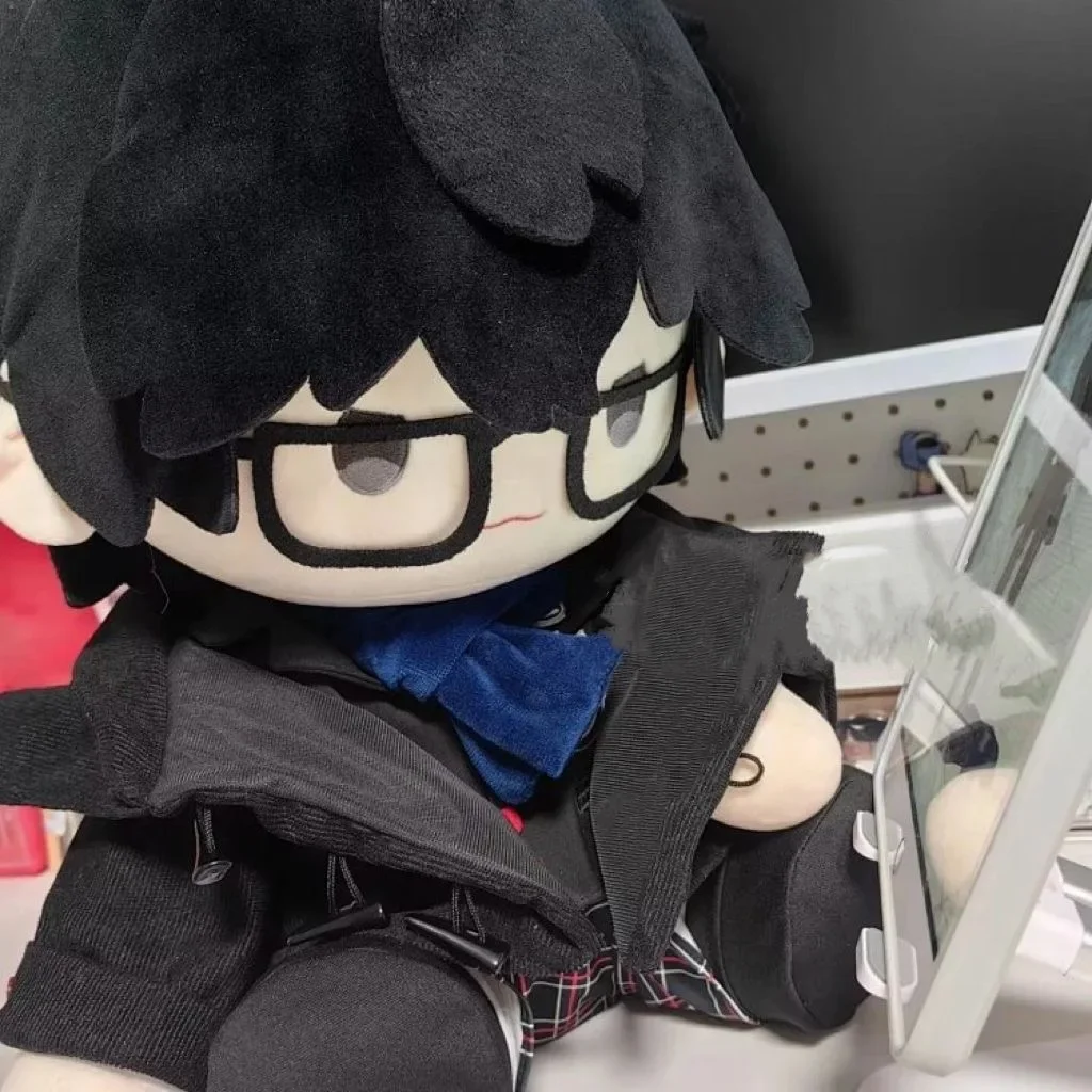 40CM Anime Amamiya Ren Attributes Cosplay Soft Plush Doll Body Dress Up Stuffed Toys Sitting Posture Figures PillowGift