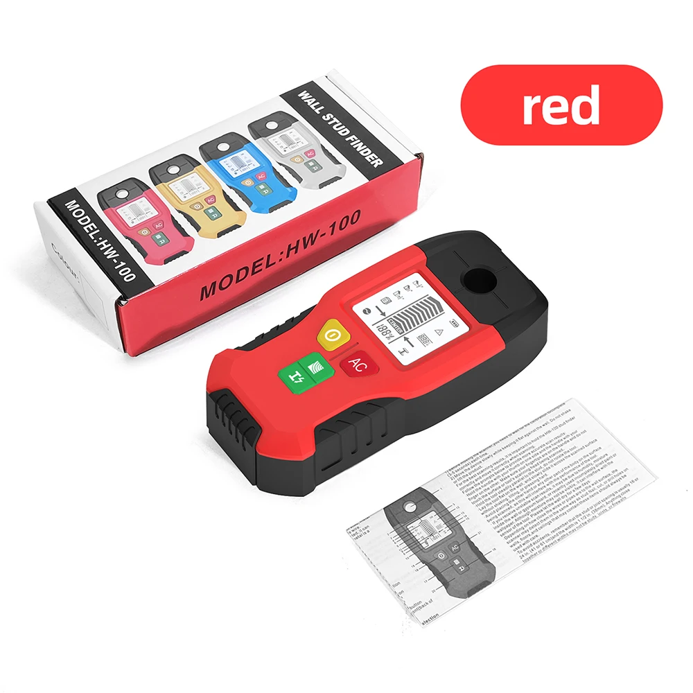 New Stud Finder Wood Studs Metal Detecion Detection of live cable Metal Depth Measurement Finder Wall Detector Scanner Precise