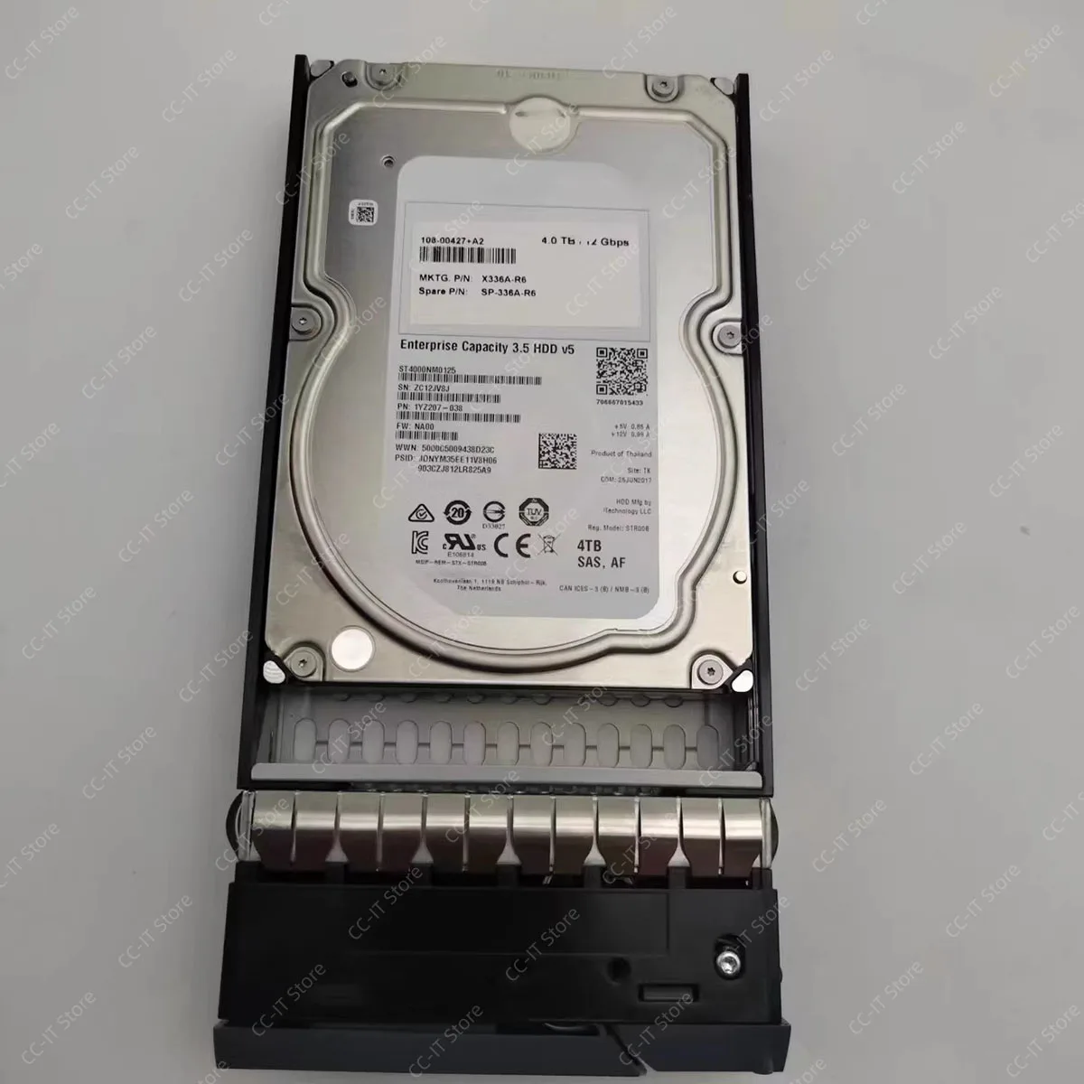 X336A-R6 SP-336A-R6 108-00427 4TB 3.5'' SAS 12Gbps Enterprise Hard Disk Drive For DS2720 DS4246 Storage Array