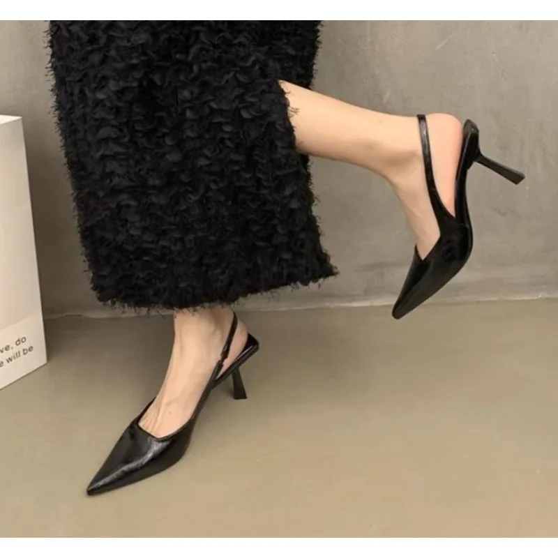 Shoes for Women New Large Size Shoes Pumps Autumn Luxury Leopard Print Pointed Toe Shallow Stilettos Thin Heels Zapatos De Mujer