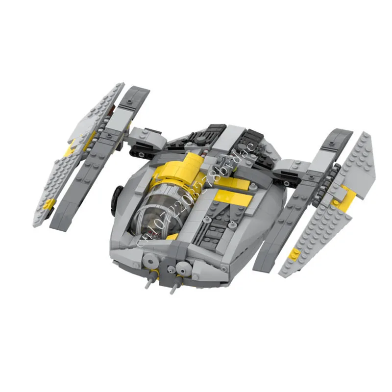 655 PCS Mando & Grogu's Razor Fondor Haulcraft Building Blocks Set Space War Creative Assembly Model Educational Gift For Adults