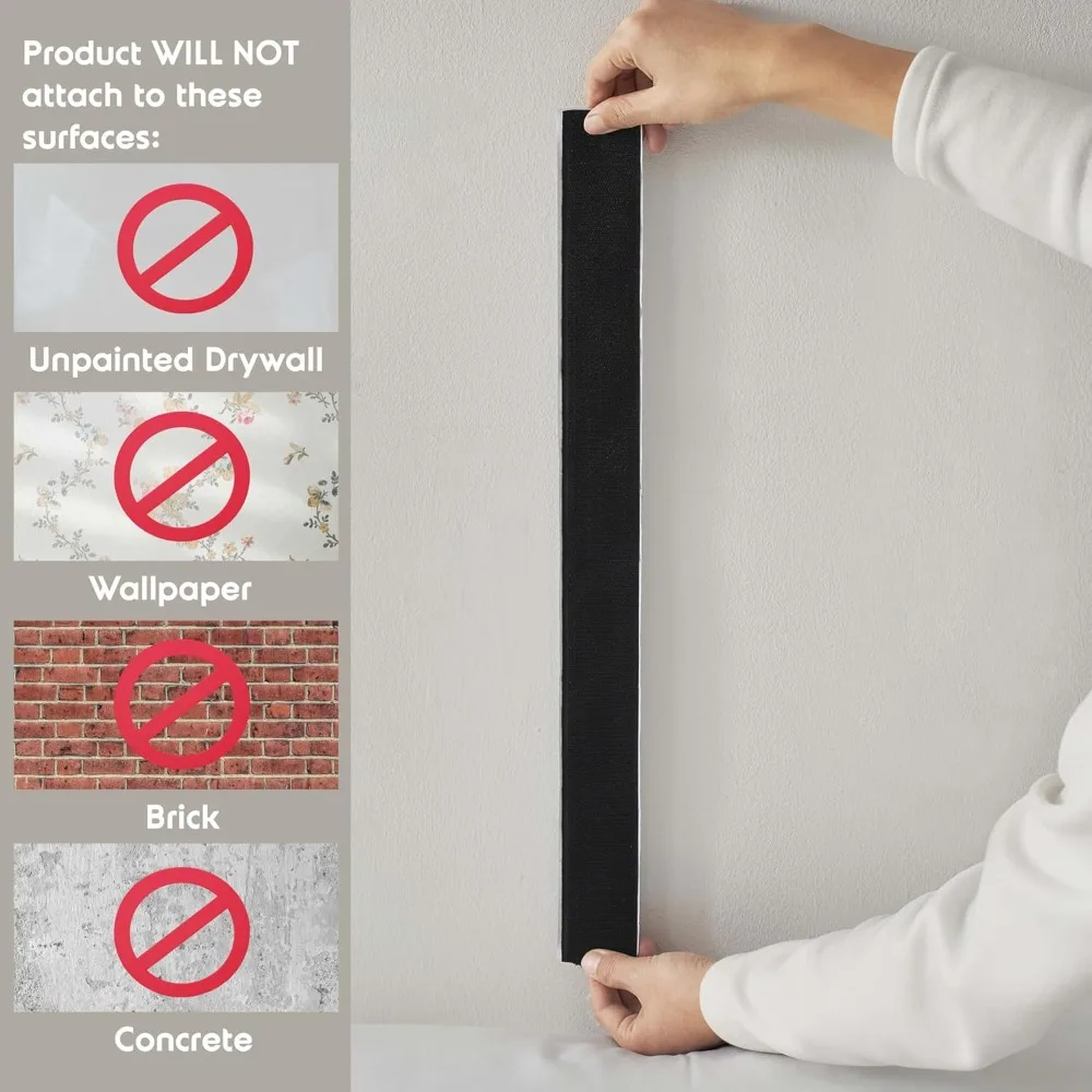 لوح رأسي منجد بحجم كوين - قناة سهلة التجميع مثبتة على الحائط مع صوت ثلاثي الأبعاد لتعزيز راحة النوم