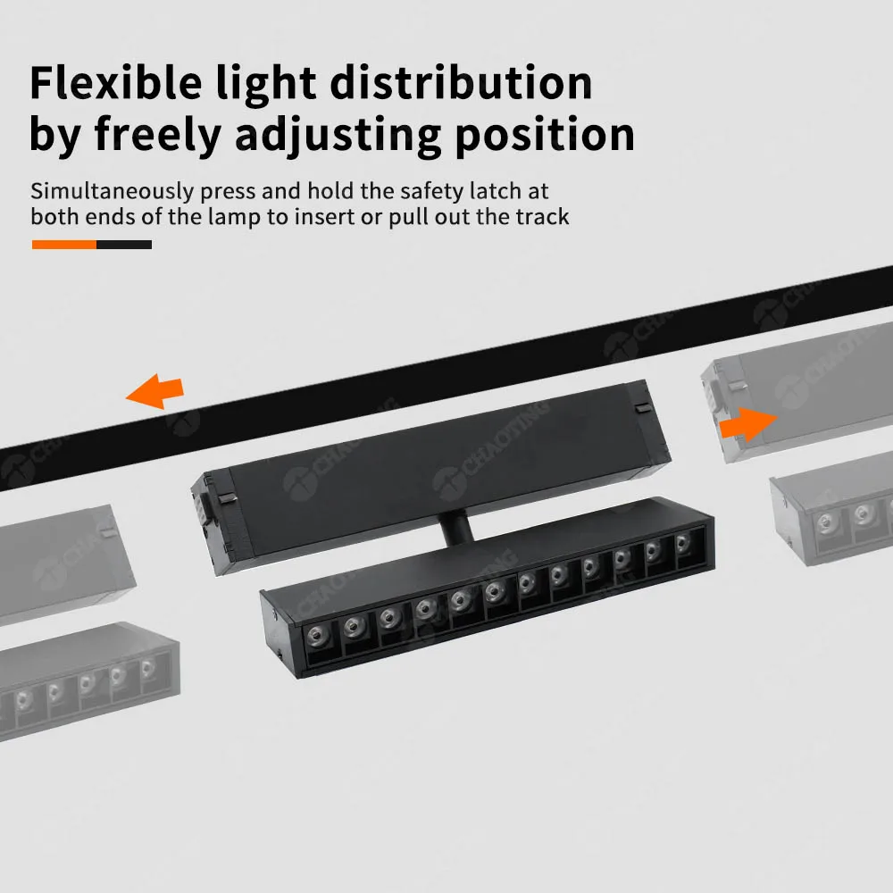 Commerciële 9W 16W Roterende Spots LED Tracklights Moderne Magnetische Rail Systeem Tuya Smart Wifi ZigBee Inbouw Track spot Light
