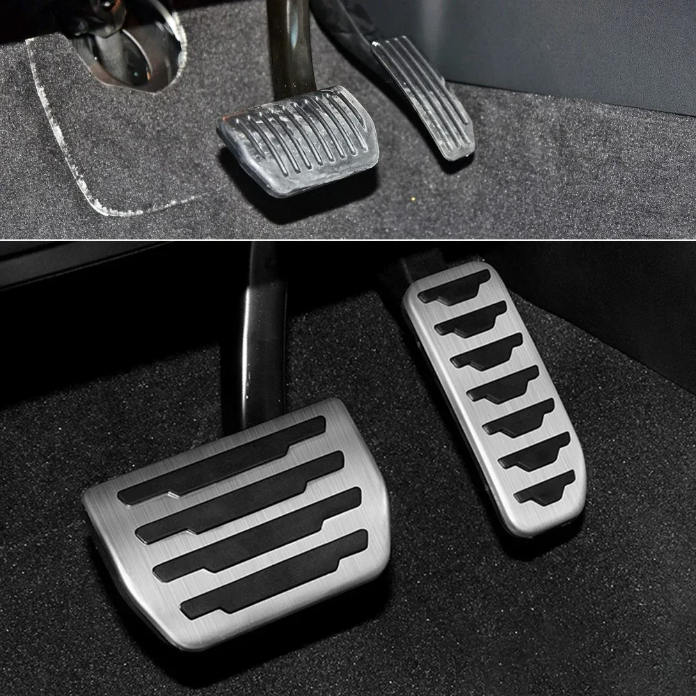 Stainless Steel Car Pedals Gas Brake Rest Pedal for Land Rover Range Rover Evoque Discovery Sport Interior Accessories