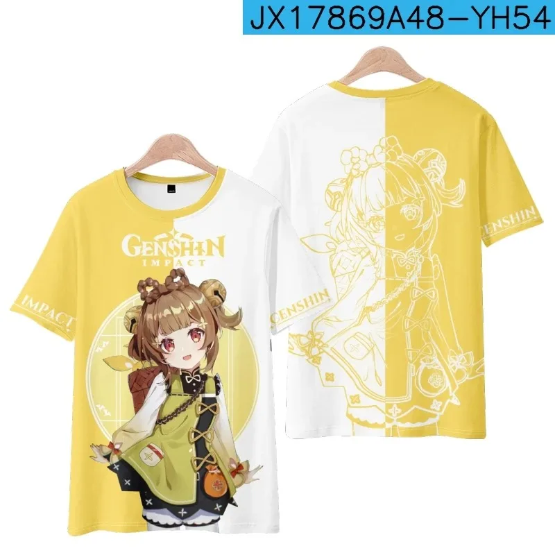 Yao Yao Yao Cosplay graphic t-shirt for men and women, short sleeve tops, 3D tops, fashion summer 2024