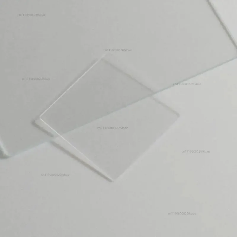 Imported polished high flat ultra-thin glass piece / optical glass piece 20*20*0.18mm transparent square