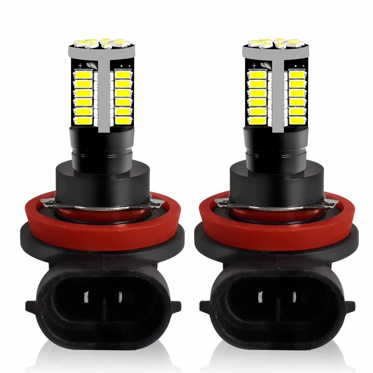 

Powerful LED Fog Light Bulbs H11 H8 H16 H1 H3 H27 880 1:1 Halogen Size to LED Front Foglamp Lights for Car Headlights Fog Bulbs