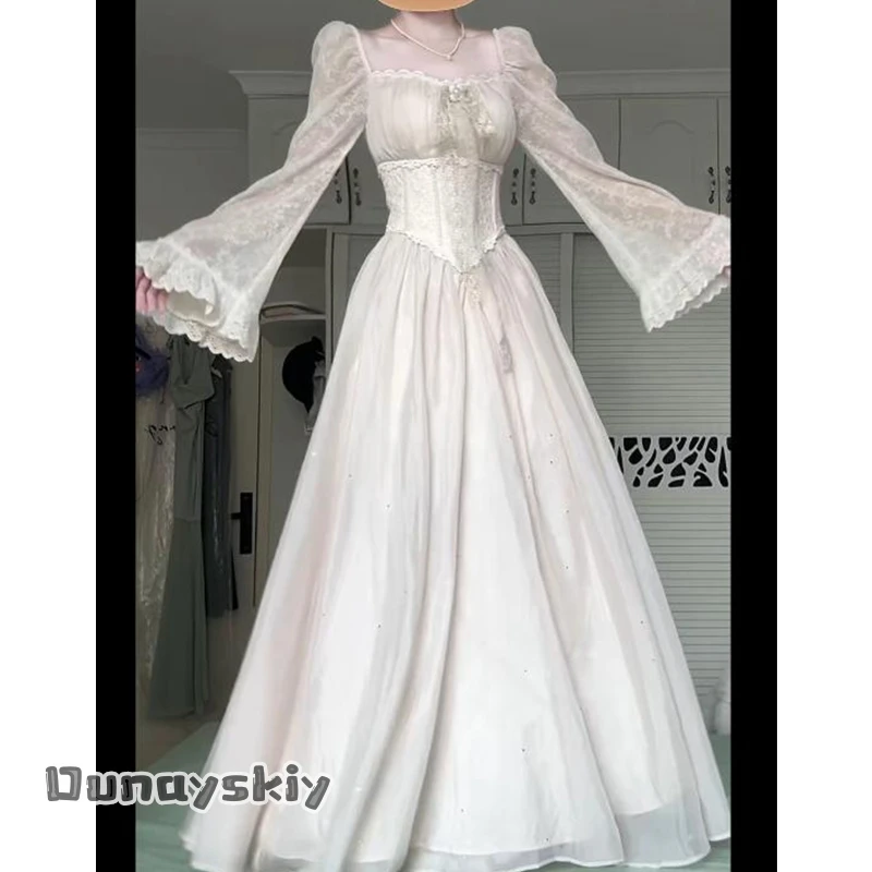 

Костюм для косплея aNNs* для женщин: средневековое платье эпохи Возрождения, винтажное платье с длинными рукавами и корсетом, ретро-униформа для женщин, наряд для Хэллоуина