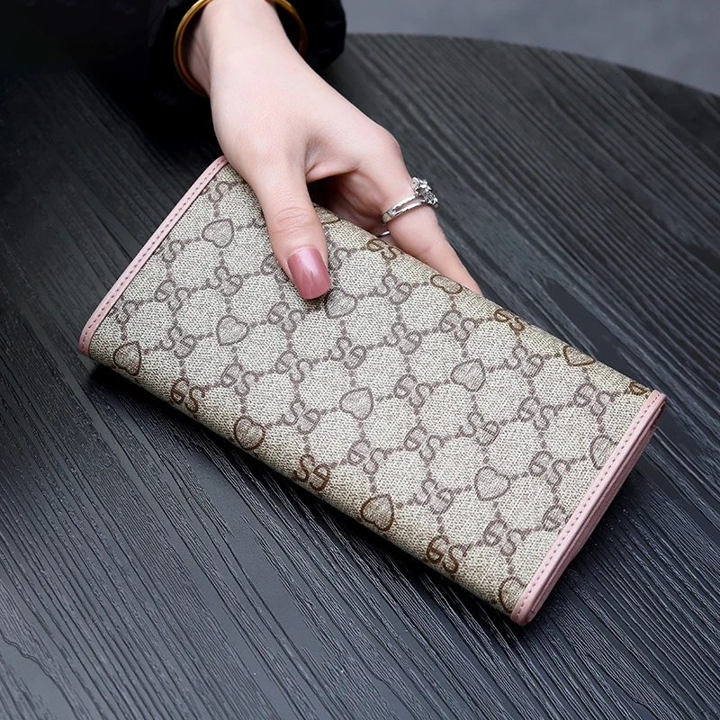 Purse for Women Luxury Genuine Leather New Fashion Credit Card Holder Organizer Wallet for Lady