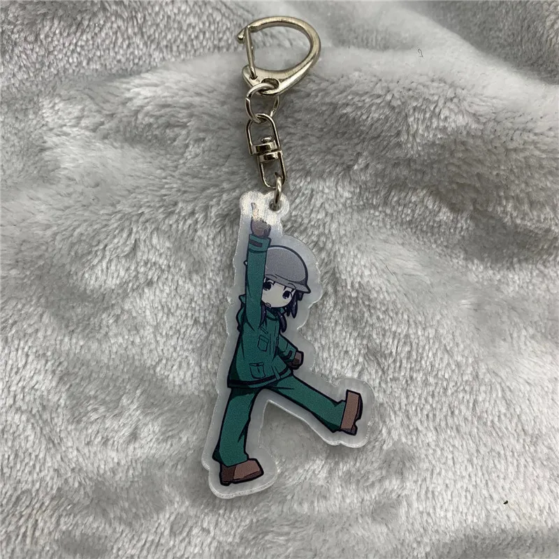 Anime Keychain Chito Yuri Acrylic Keyring strap Figure Hanging Accessories 6cm