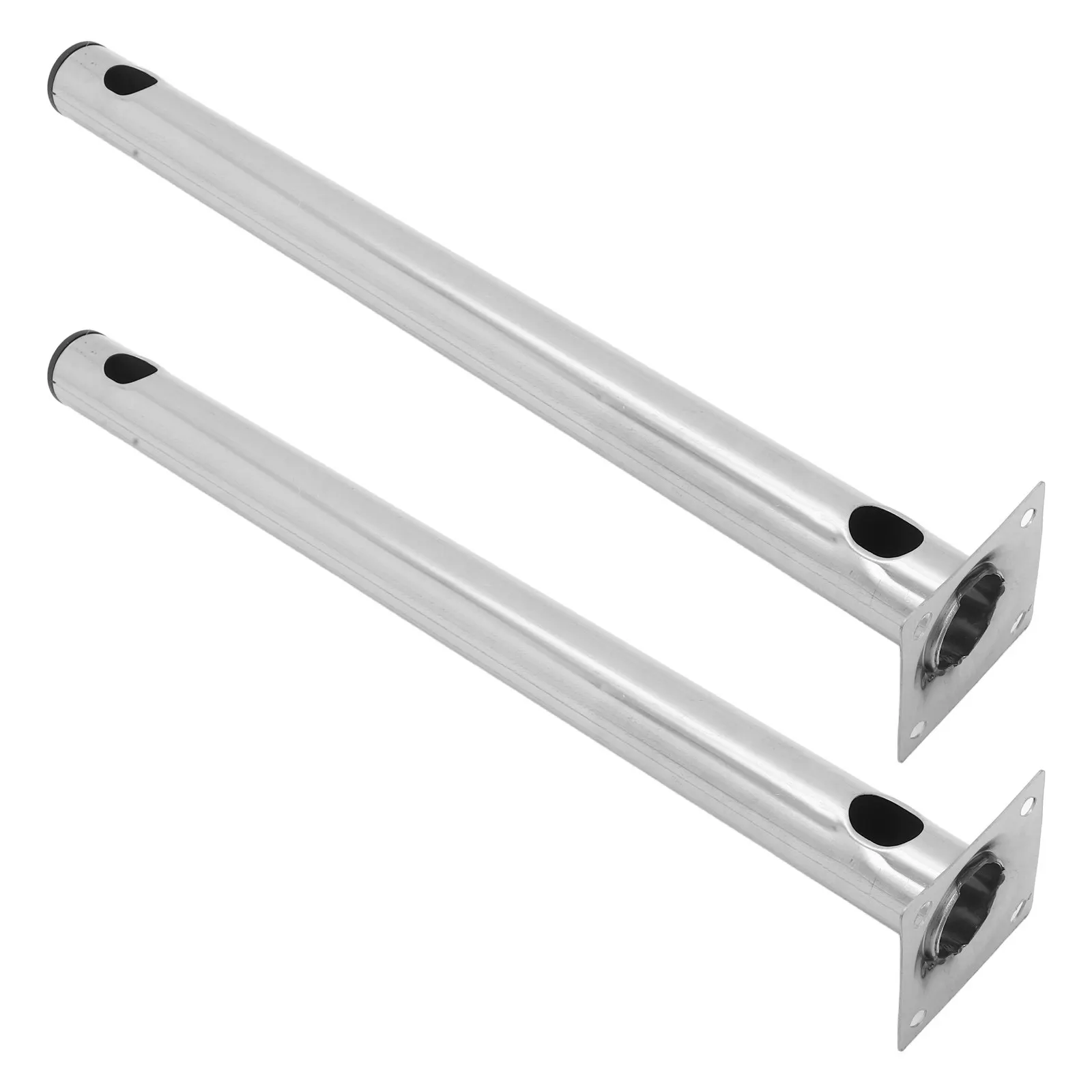 2Pcs Monitoring Bridge Bracket Stainless Steel Mount Outdoor Vertical Support Pole WiFi Camera Antenna Wireless Network