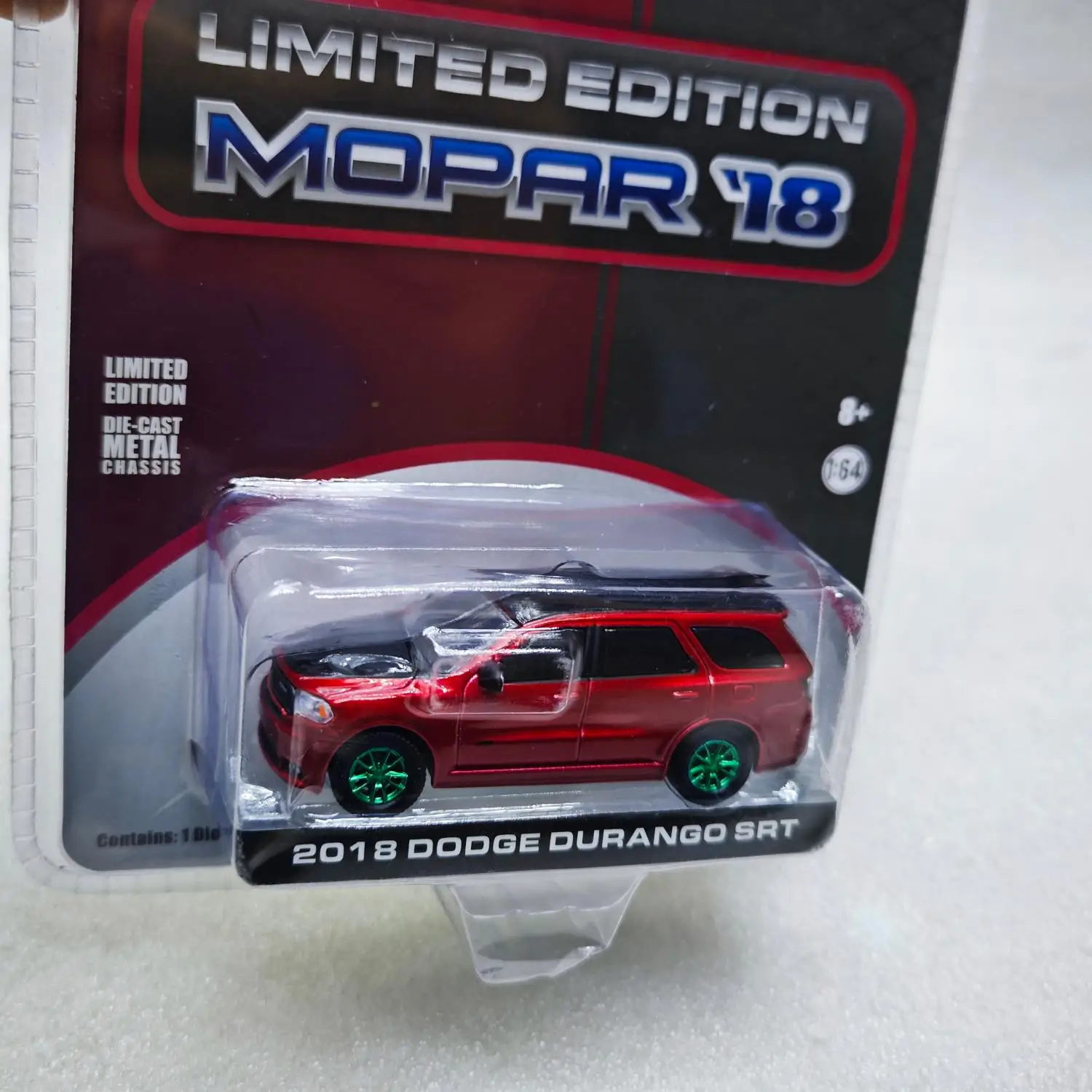 

GreenLight 1:64 2018, Dodge Durango SRT, модель автомобиля из сплава, мини-серия, имитация игрушки, детский подарок
