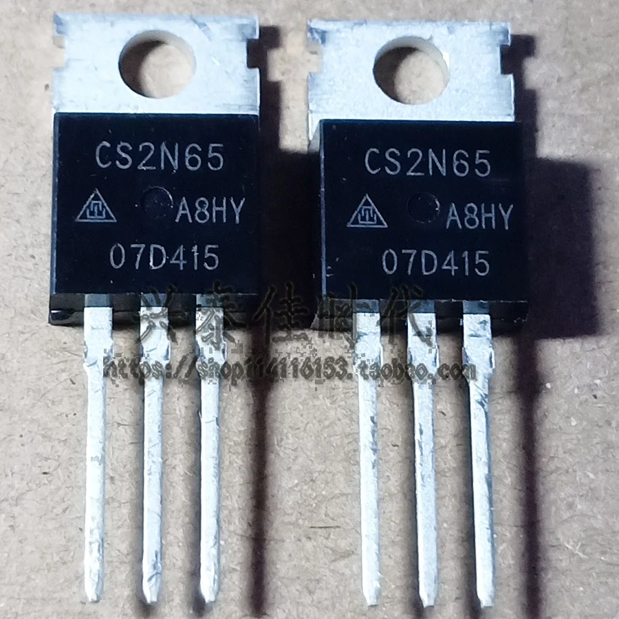 

Оригинал 2 шт./CS2N65 CS2N65A8HY TO-220