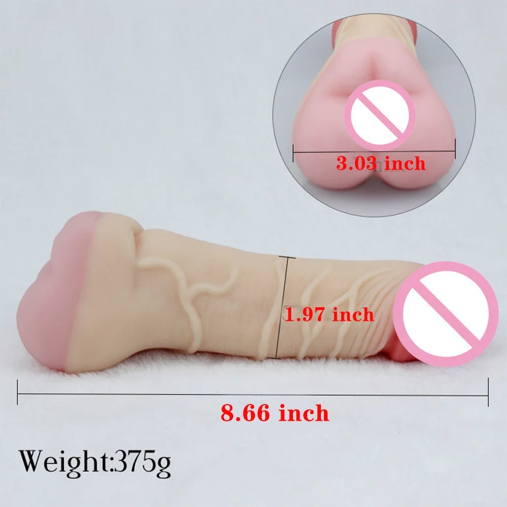 Soft TPE Real Vagina Simulated Big Dildo Sex Toy for Adult Women/Men Masturbator Cup Couple Erotic Penis Real Pussy Artificial